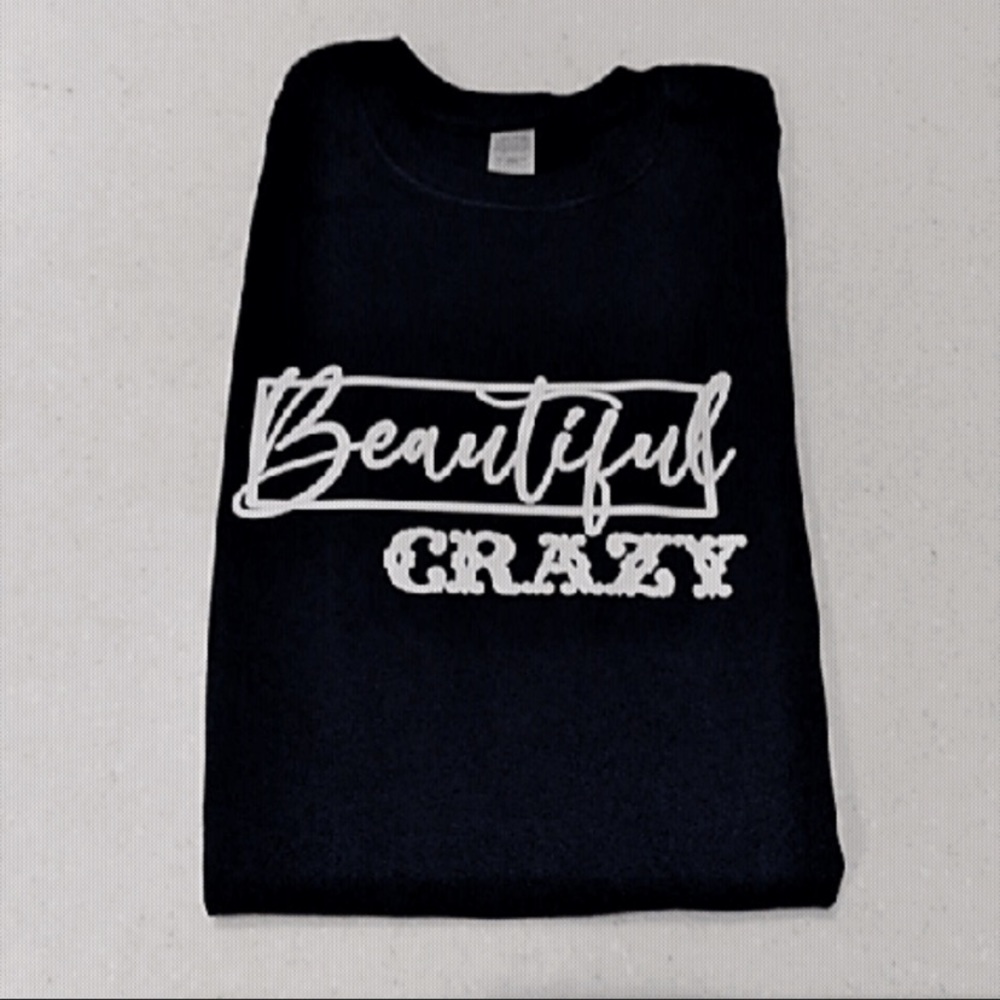 Brand new Beautiful Crazy tee by UNDEFEATED ENERGY